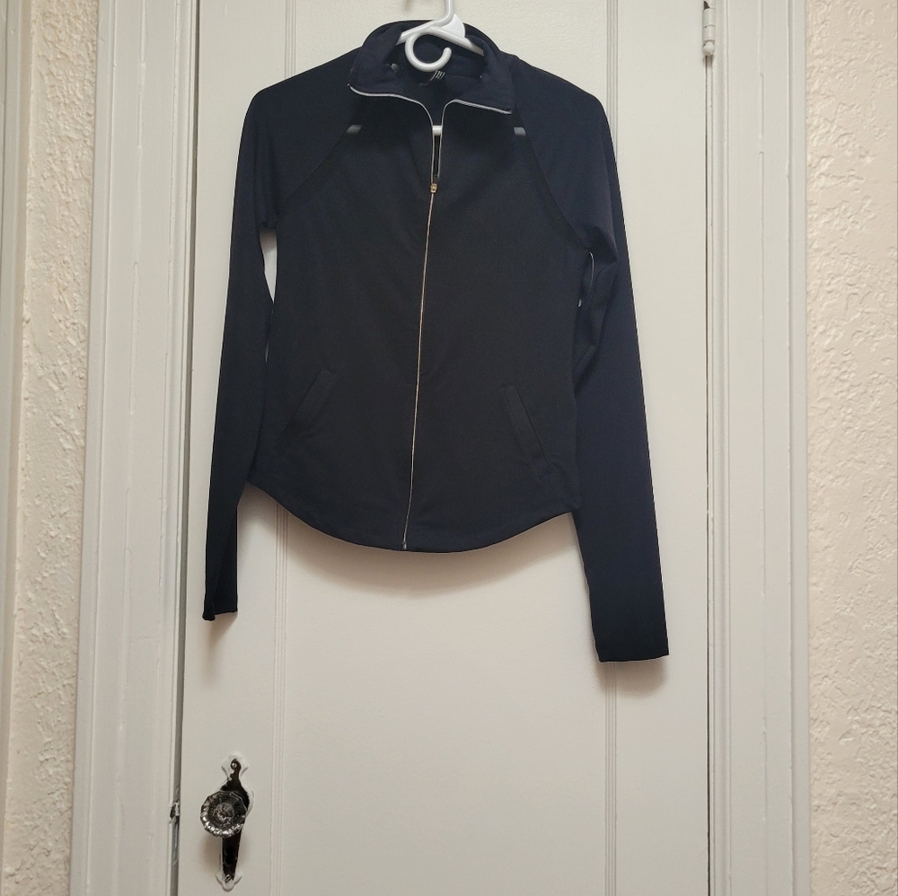 Black Aeropostale Athletic Jacket with Mesh Inserts Small- Live Love Dream